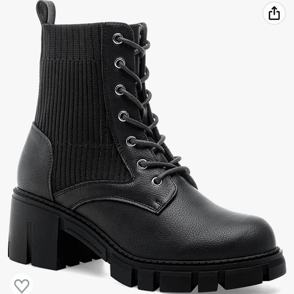 YETIER LUG SOLE COMBAT BOOTS - Picture 2 of 5